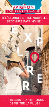 Téléchargeez la nouvelle brochure patrimoine d'AVIGNON Téléchargeez la nouvelle brochure patrimoine d'AVIGNON